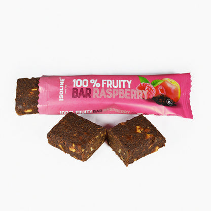100 % FRUITY bar toorbatoon | Vaarikas 45g