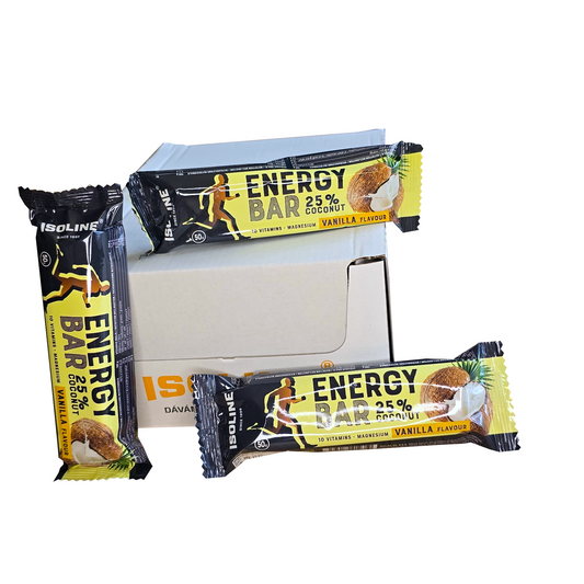 Energy kookose batoon vanilje 50g x 24tk