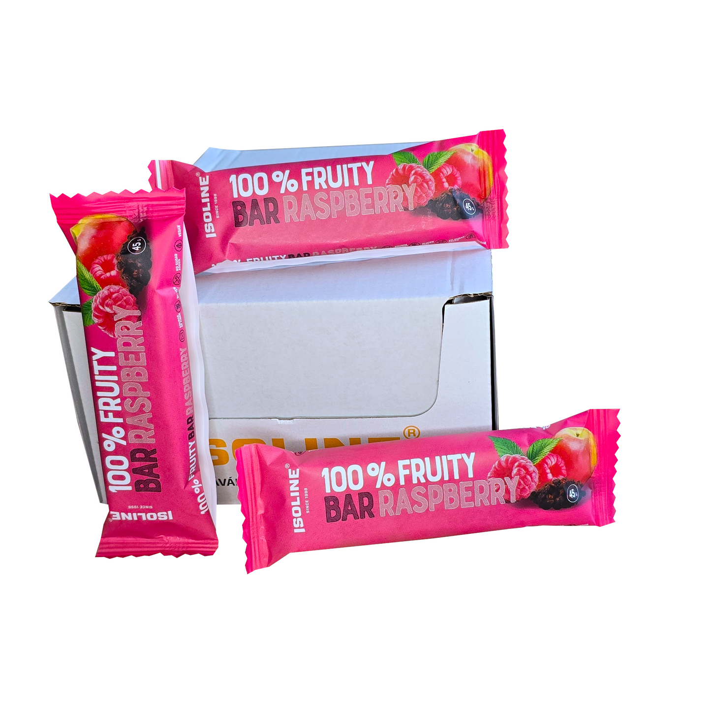 100 % FRUITY bar toorbatoon | Vaarikas 45g x 30tk